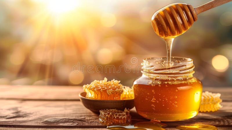 Jar of local honey